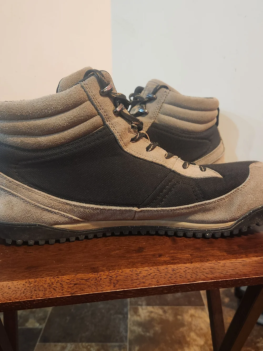 Xero Shoes Boots Mens Sz 15 Brown Beige Black Ridgeway Waterproof Hiking Suede
